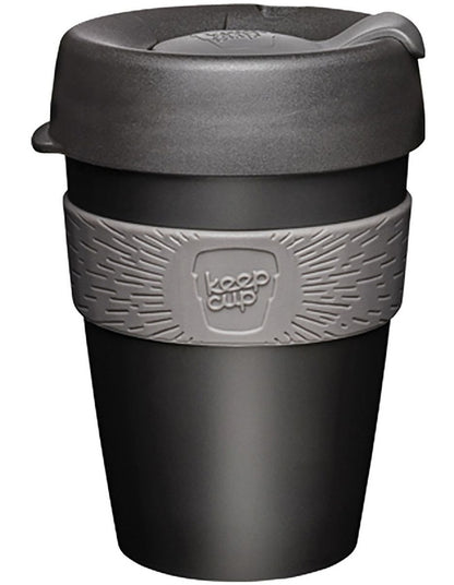 Original Reusable Plastic Cup M 12oz/340ml in Black