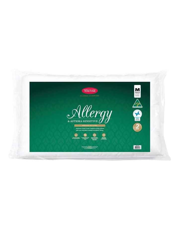 Classic Comfort Allergy Pillow White 2 Pack