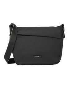 Gravity Black Zip Around Crossbody Bag in Black HNOV03.003