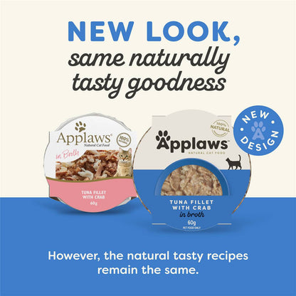 Applaws Cat Pot Tuna & Crab 60g