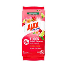 AJAX FLOOR DISINFECTANT WIPES 26 PACK