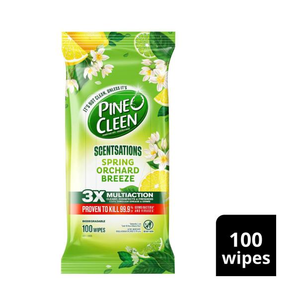 Scentsations Disinfectant Wipes Orchar