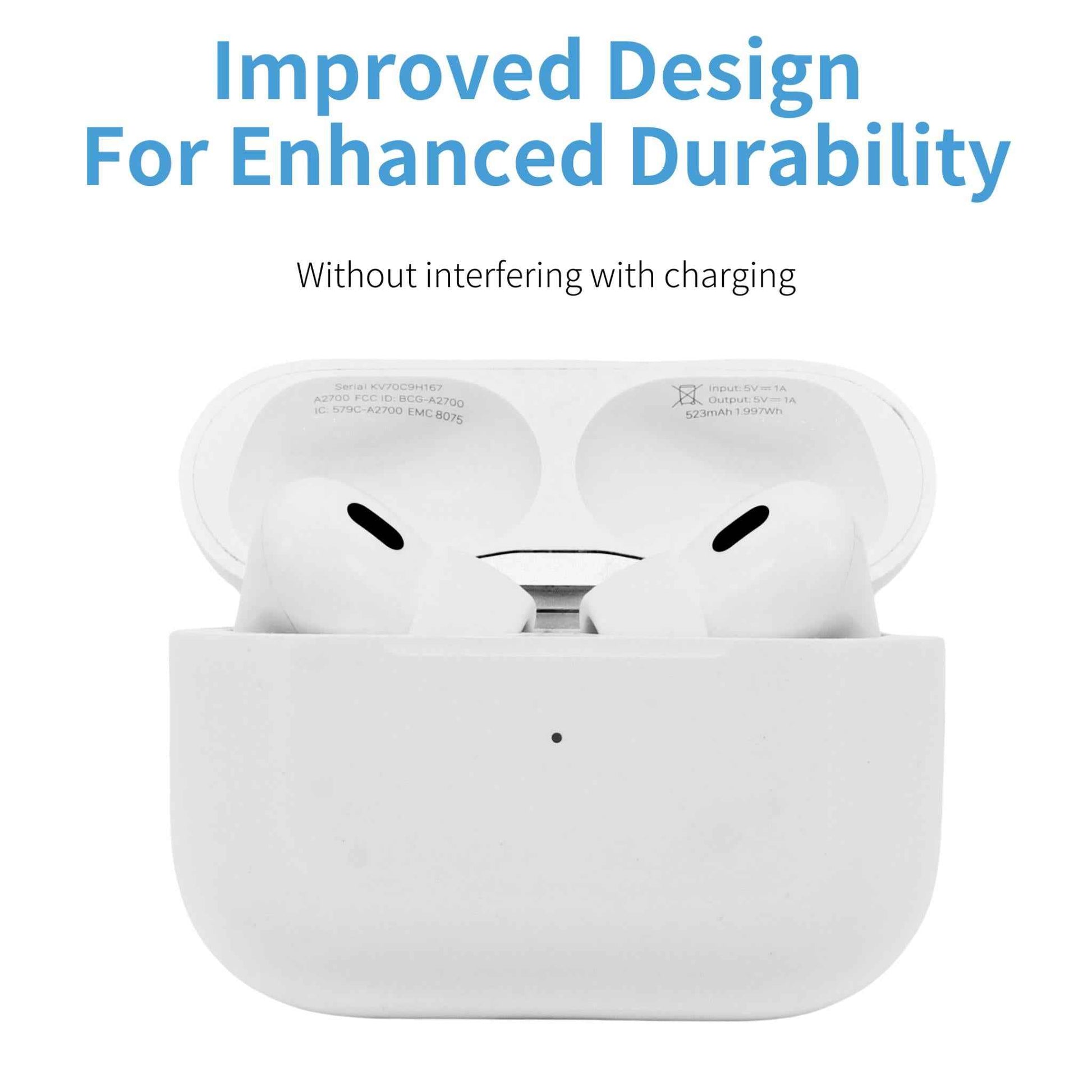 Comply Headphone Ear Tips for AirPods Pro 1 & 2 Gen (White) [Assorted]