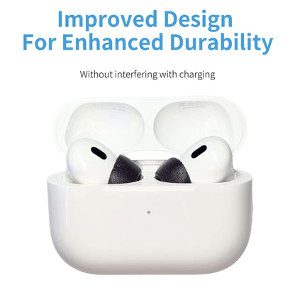 Comply Headphone Ear Tips for AirPods Pro 1 & 2 Gen (Black) [Medium]