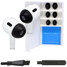 Comply Headphone Ear Tips for AirPods Pro 1 & 2 Gen (Black) [Assorted]