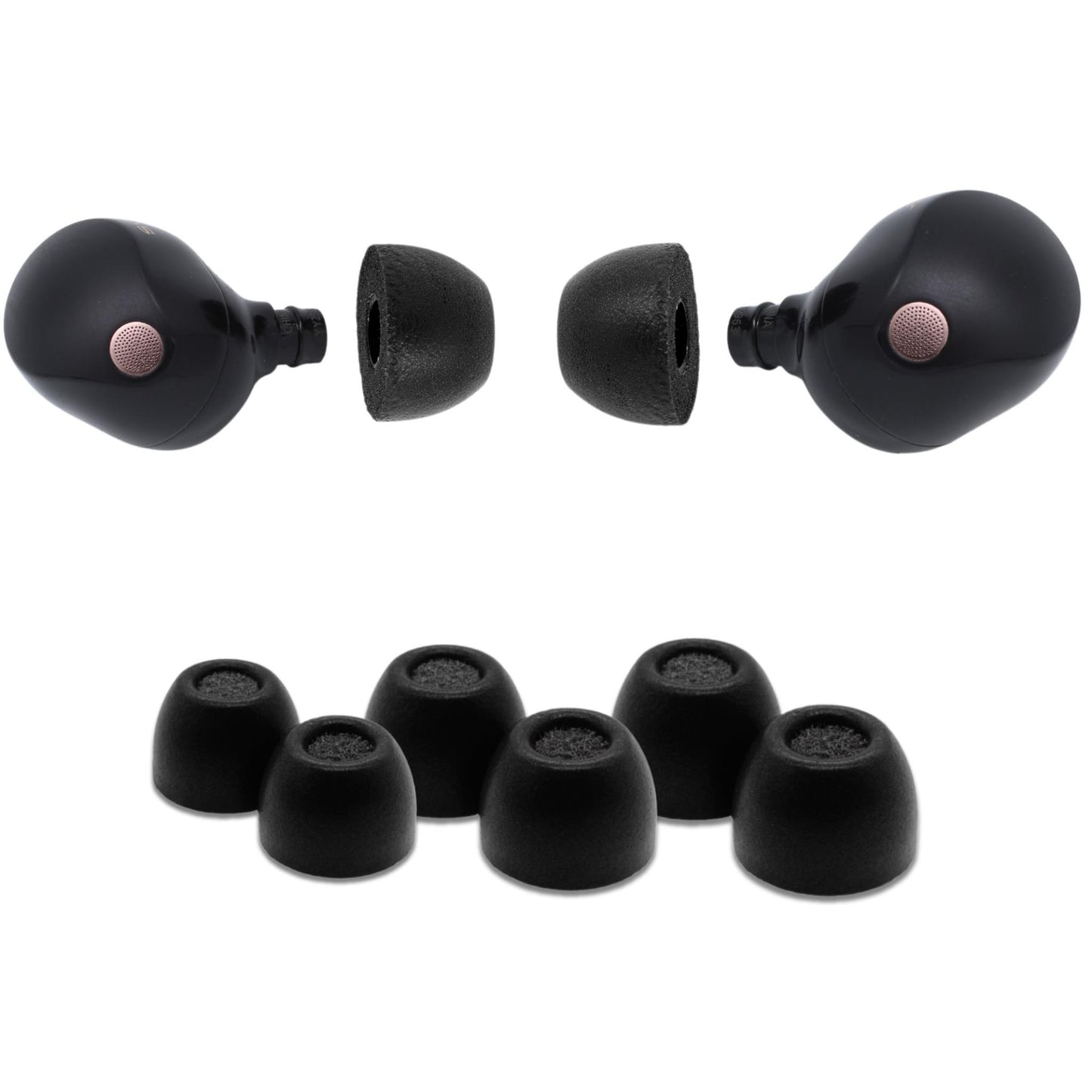 Comply Headphone Ear Tips for Sony True Wireless (Black) [Assorted]