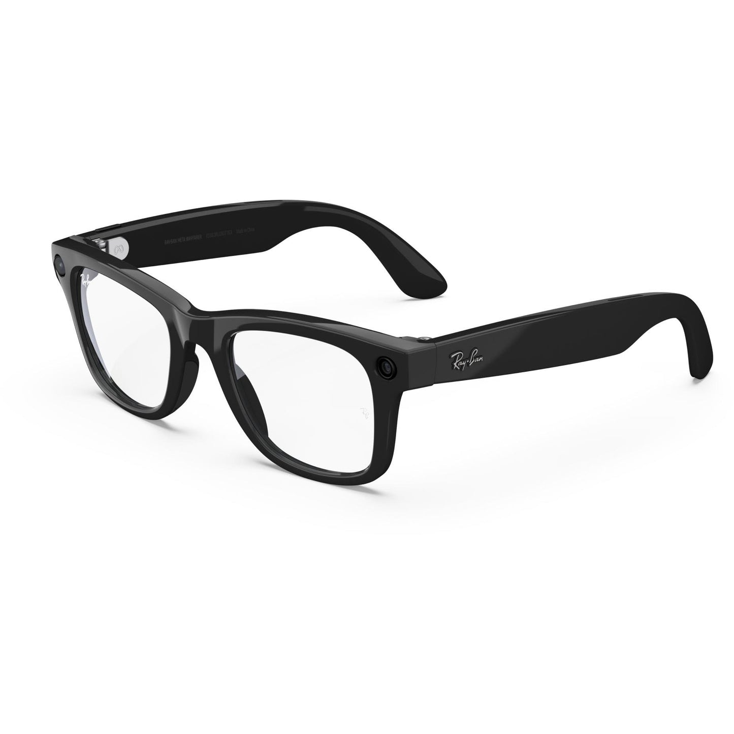 Ray-Ban | Meta Wayfarer AI glasses (Shiny Black/Clear)