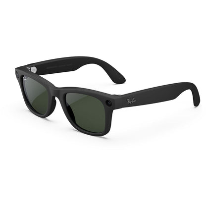 Ray-Ban | Meta Wayfarer Gen 1 AI Glasses (Matte Black Clear/Graphite Green Transitions)