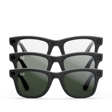 Ray-Ban | Meta Wayfarer Gen 1 AI Glasses (Matte Black Clear/Graphite Green Transitions)