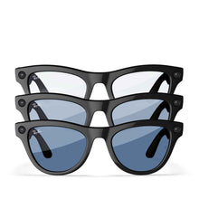 Ray-Ban | Meta Skyler Gen 1 AI Glasses (Shiny Black/Cerulean Blue Transitions )