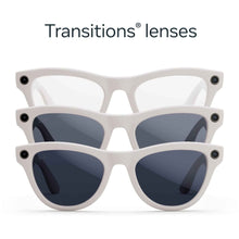 Ray-Ban | Meta Skyler Gen 1 AI Glasses (Shiny Chalky Grey/Sapphire Transitions)
