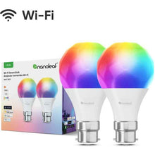 Nanoleaf Essentials B22 Wi-Fi Bulb (2 Pack) [Matter Compatible]