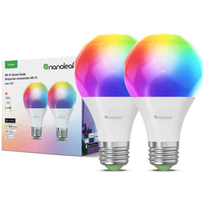 Nanoleaf Essential E27 WiFi Bulb [2 Pack]