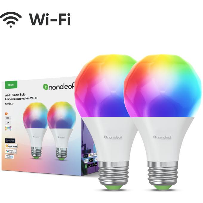 Nanoleaf Essential E27 WiFi Bulb [2 Pack]