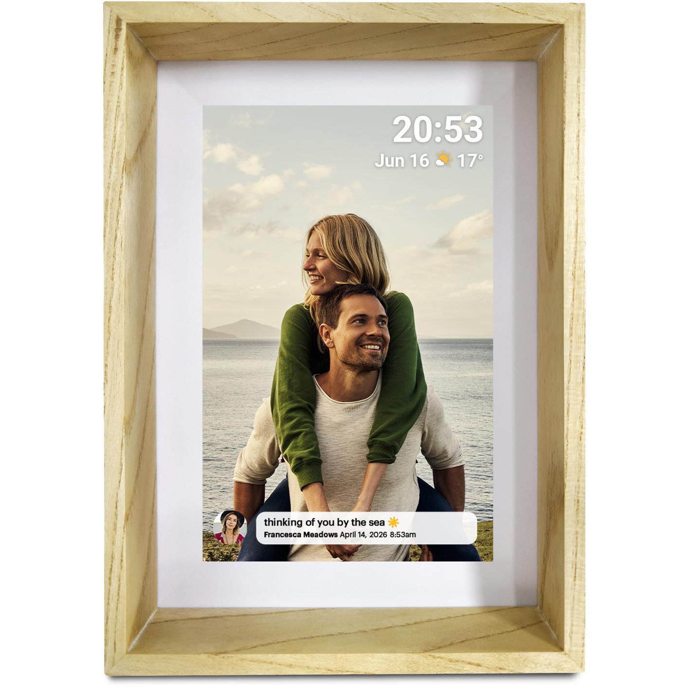 Jackson Frameo Boxy Smart Digital Photo Frame 10.1" 16GB (Oak)