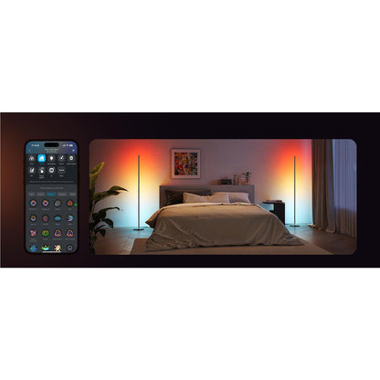 Govee RGBICW Corner Floor Lamp (Black)