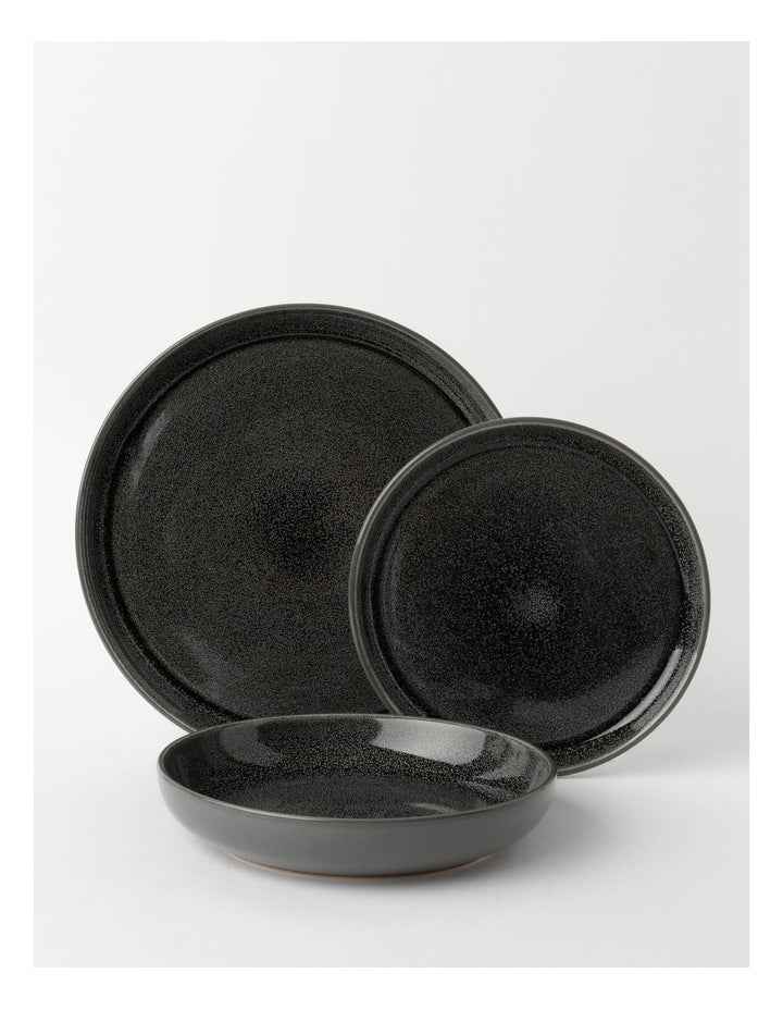 Esperance Dinner Set 12 Piece in Charcoal