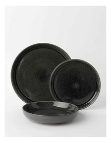 Esperance Dinner Set 12 Piece in Charcoal