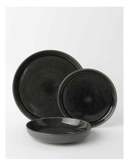 Esperance Dinner Set 12 Piece in Charcoal