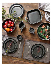 Esperance Dinner Set 12 Piece in Charcoal