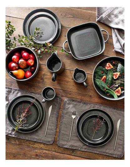 Esperance Dinner Set 12 Piece in Charcoal