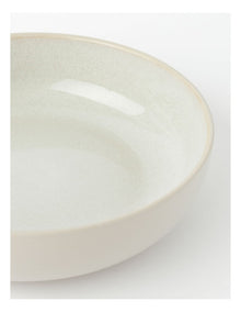 Esperance Shallow Bowl in Cream