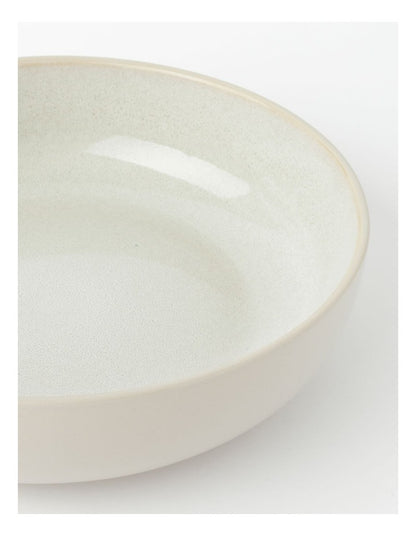 Esperance Shallow Bowl in Cream