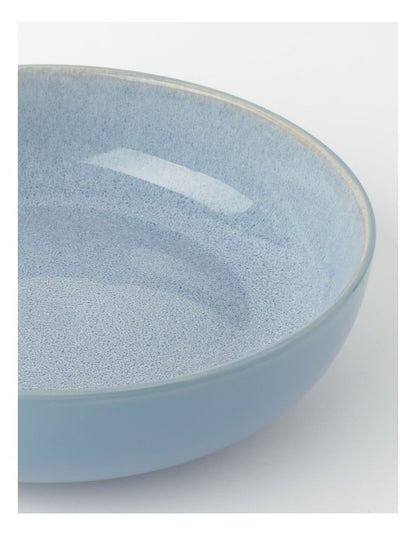 Esperance Shallow Bowl in Pale Blue