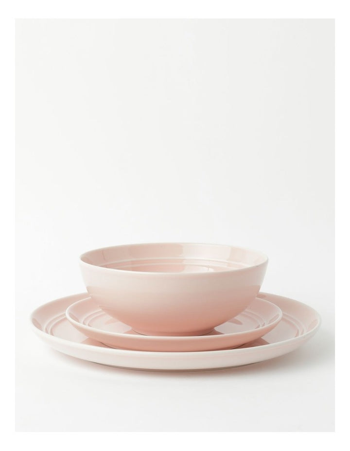 Avenue 12pc Dinner Set Pink