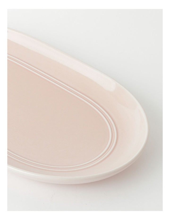 Avenue Oval Platter in Pink