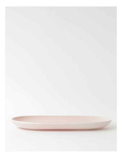 Avenue Oval Platter in Pink