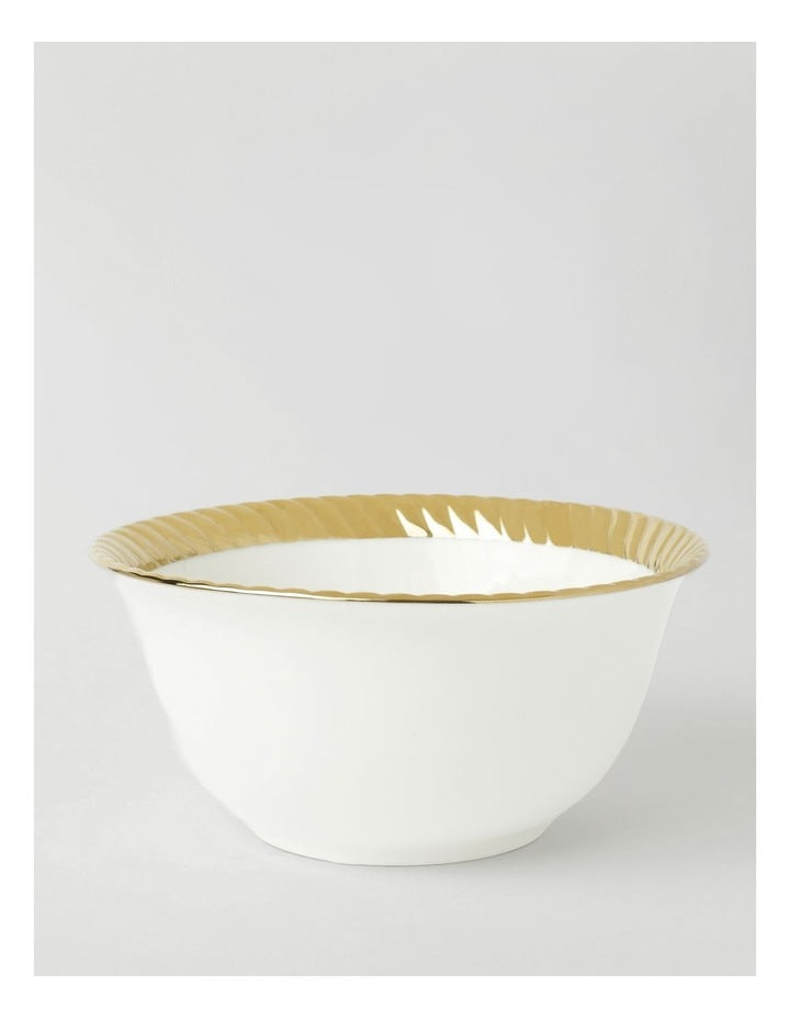 Rope Cereal Bowl Gold