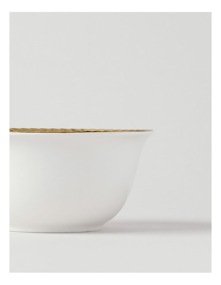 Rope Cereal Bowl Gold