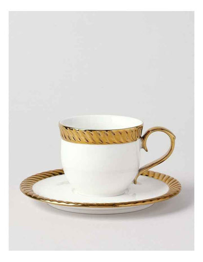 Gold Rope Cup & Saucer