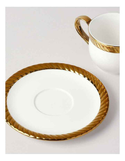Gold Rope Cup & Saucer