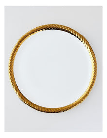 Rope Dinner Plate Gold