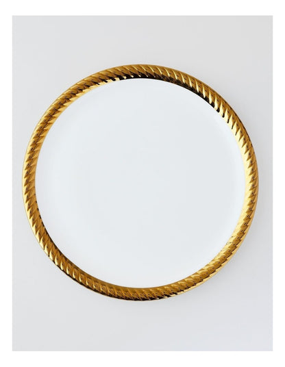 Rope Dinner Plate Gold
