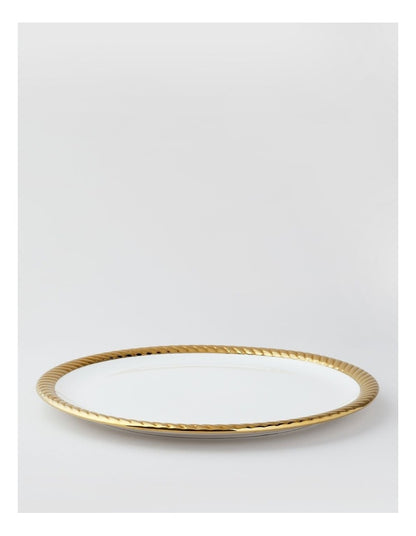 Rope Dinner Plate Gold