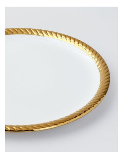 Rope Dinner Plate Gold