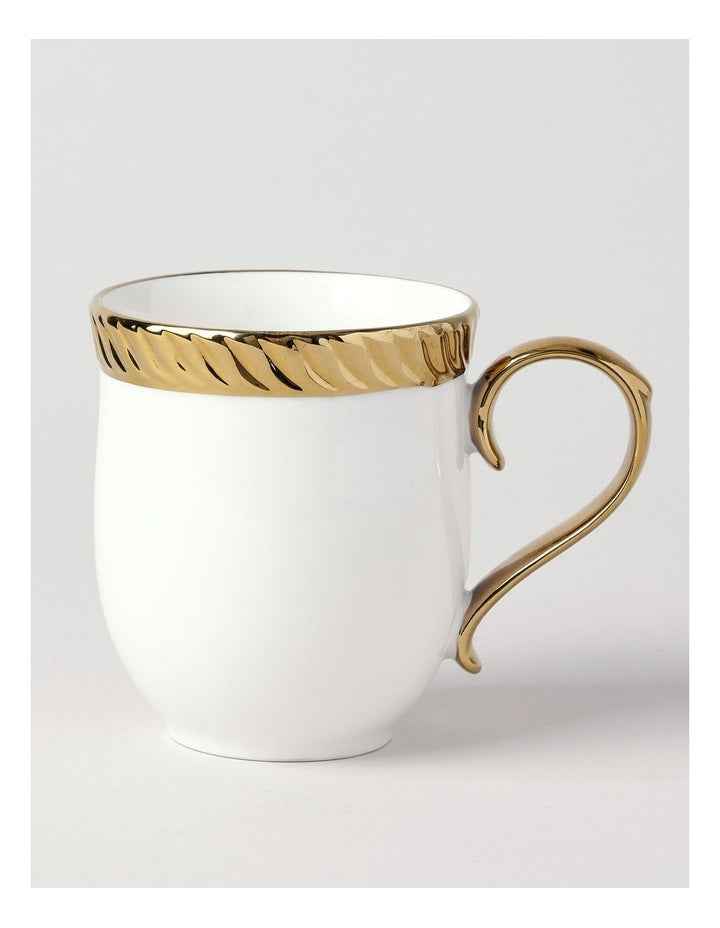 Gold Rope Mug White/Gold