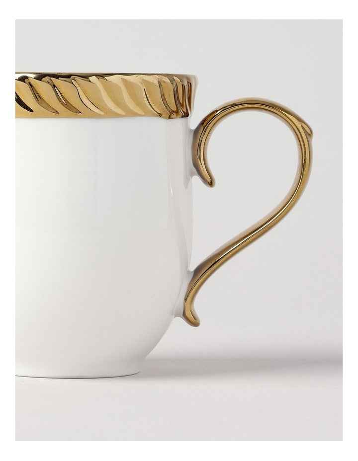 Gold Rope Mug White/Gold