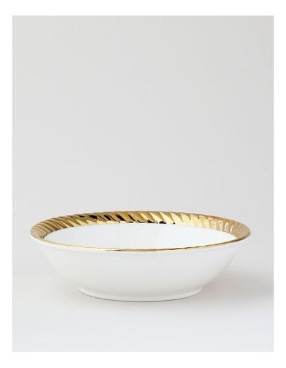 Rope Soup Bowl Gold