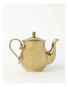 Gold Rope Tea Pot in Gold