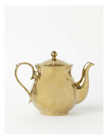 Gold Rope Tea Pot in Gold