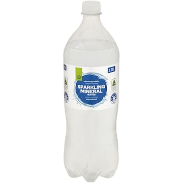 Woolworths Sparkling Mineral Water 1.25L