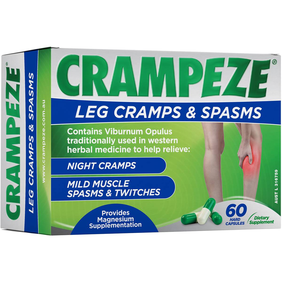Crampeze Night Cramps Capsules 60 Pack