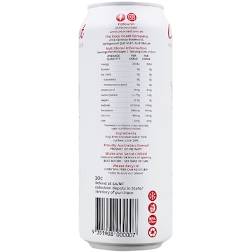 Cococoast Natural Coconut Water Lychee 500mL