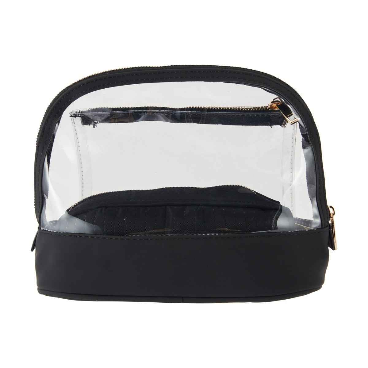 OXX Cosmetics 3 Piece Makeup Bag Set - Black