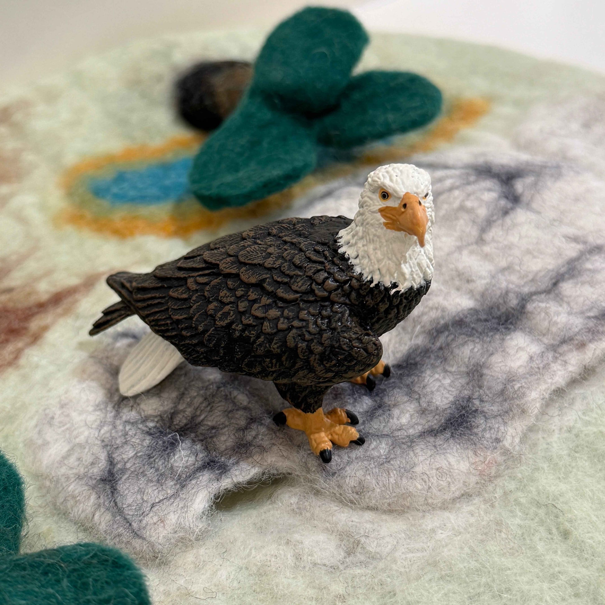 Bald Eagle Figurine by Safari Ltd Woodland Collection Animal Figurines 3yrs+