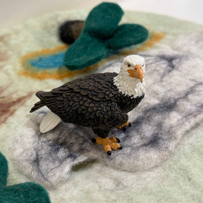 Bald Eagle Figurine by Safari Ltd Woodland Collection Animal Figurines 3yrs+